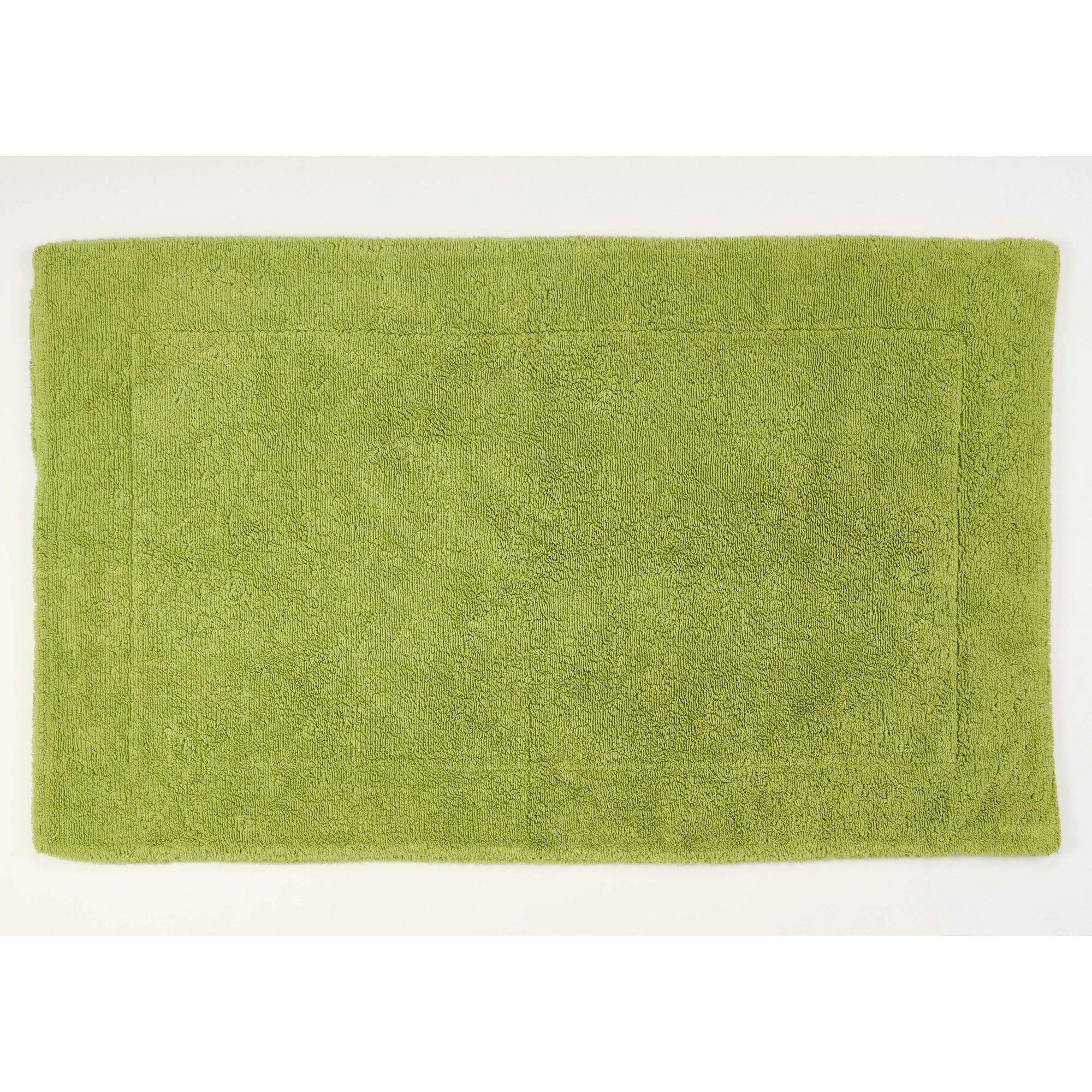 Double Bath Mat 165 By Designer Abyss Habidecor In Apple Green